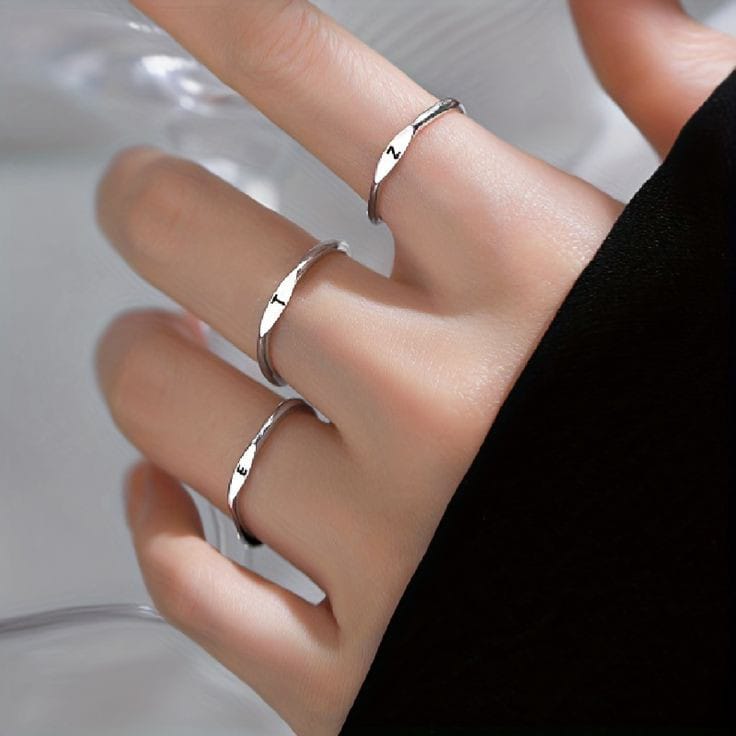 Minimal Initial Letter Ring | Alphabetica Rings