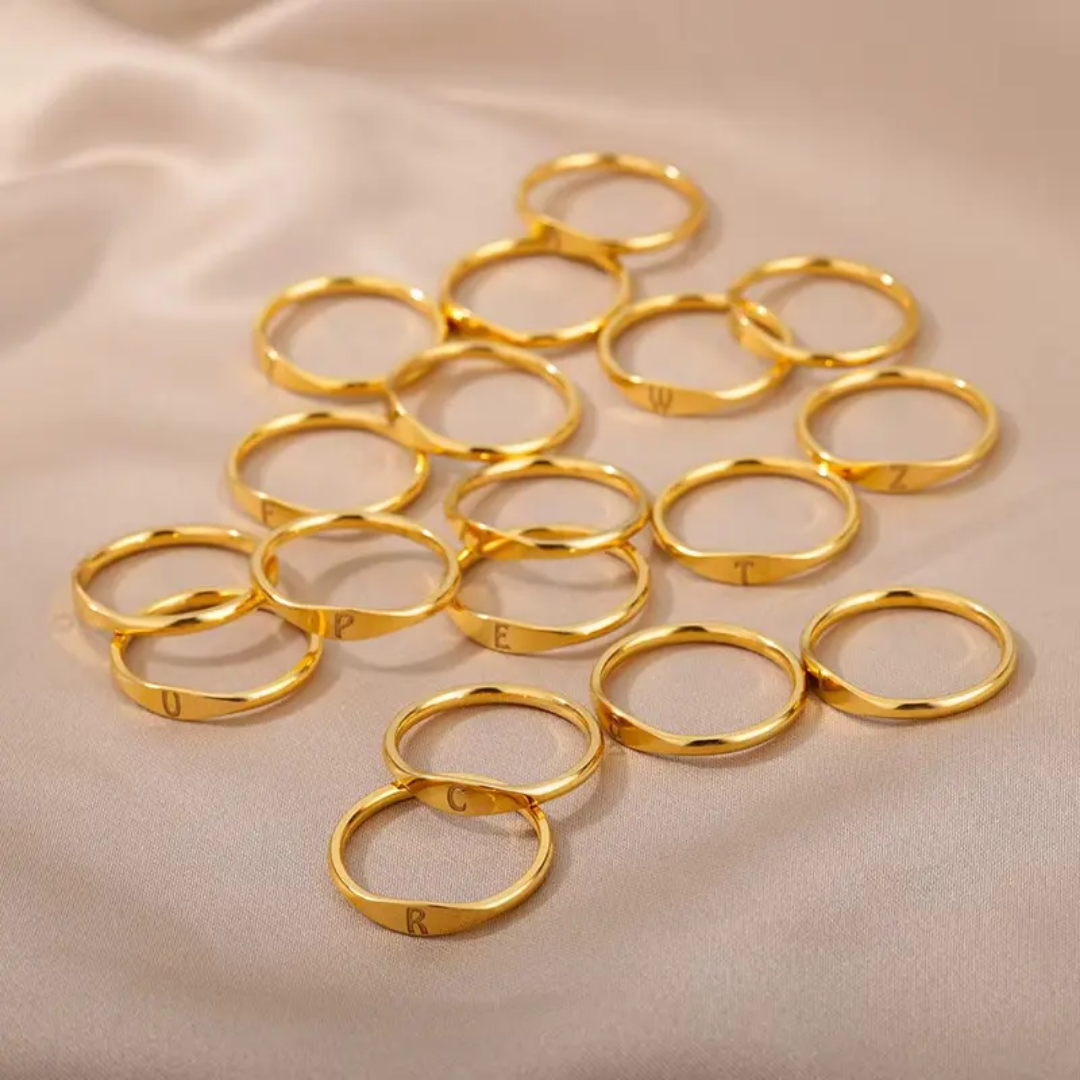 Minimal Initial Letter Ring | Alphabetica Rings