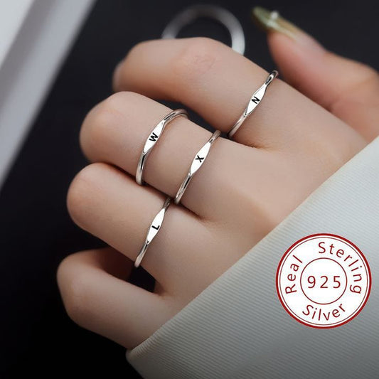 Minimal Initial Letter Ring | Alphabetica Rings